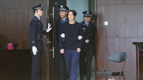 Deja la cárcel hijo de Jackie Chan