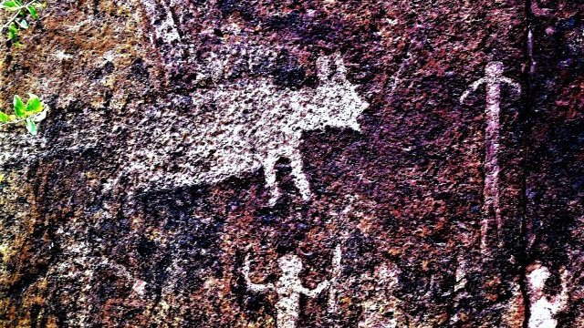 Soberbio arte prehispánico en los petrograbados de San Nicolás de la Joya