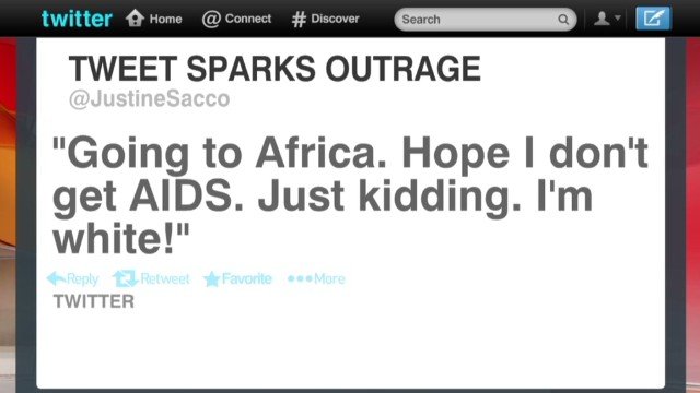 Revuelo en internet por tuit racista sobre  el sida en África
