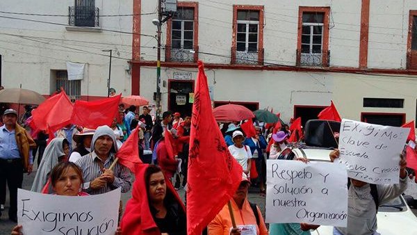 Mientras Gobierno y la presidencia de Pachuca no cumplan, seguiremos en plantón: Antorcha 
