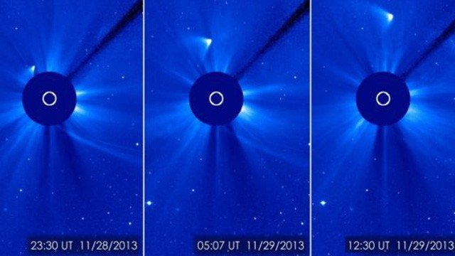 Parte del cometa Ison parece haber sobrevivido a impacto con el Sol