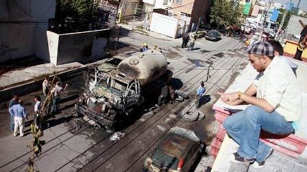 Explotó pipa de gas en Ciudad Juárez