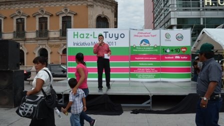 Recolectan votos para Iniciativa México