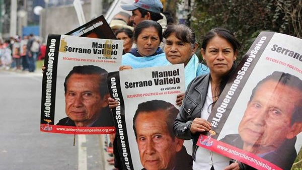 Manuel Serrano Vallejo cumple 10 meses de secuestro político 