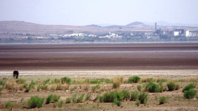 Un desastre ambiental: se seca la Laguna de Bustillos