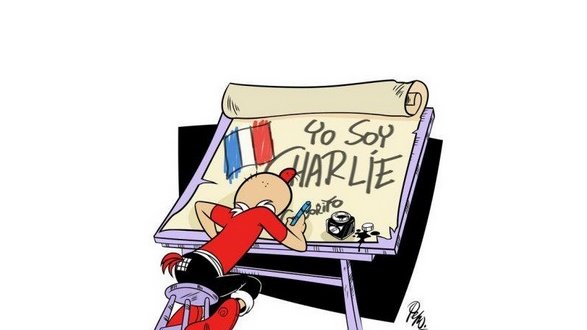 Condorito se solidariza con Charlie Hebdo