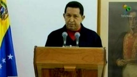 Chávez anuncia que tiene cáncer