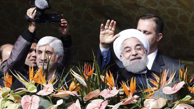 Iraníes celebran 37 años del triunfo de la Revolución Islámica