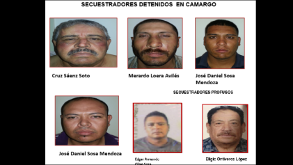Desarticulan antisecuestros  banda de secuestradores en Camargo