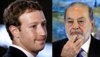 Zuckerberg casi iguala la fortuna de Slim, según Bloomberg