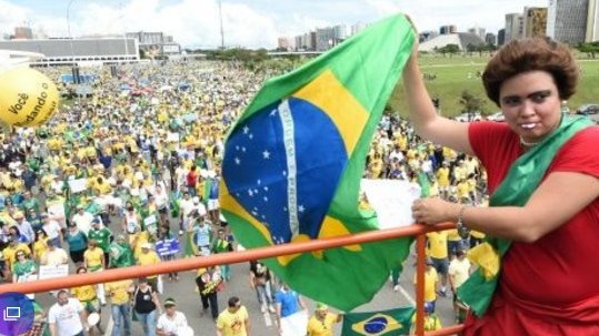 Masivas protestas contra Dilma Rousseff sacuden Brasil