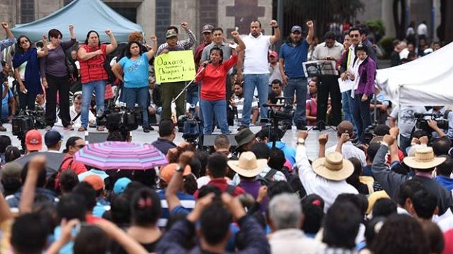 Con ausencia de líderes; CNTE anuncia que mantendrá protestas