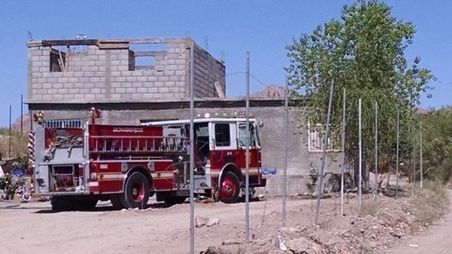Explota tanque de gas en vivienda del Rancho Guadalupe