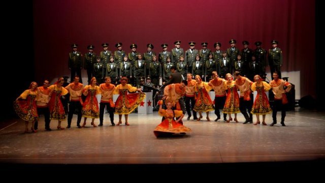 Chihuahua se deleitó con los Coros, orquesta y ensamble del Ejército Rojo
