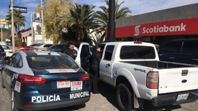 Intentan asalto en un ScotiaBank en Chihuahua; arrestan a uno
