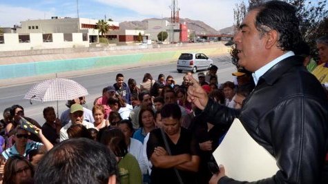Desplegado político del Movimiento Antorchista Nacional en Chihuahua