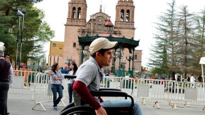 Rally para sensibilizar sobre problemas de los discapacitados