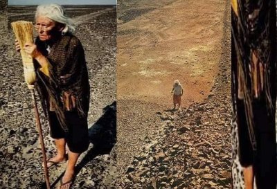 Historias de las líneas de Nazca: la "loca" de la escoba